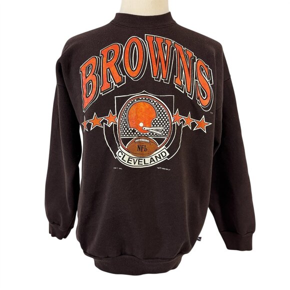 LOGO 7 Other - Cleveland Browns Football Sweatshirt Size XL Logo 7 Vintage 1990 USA NFL